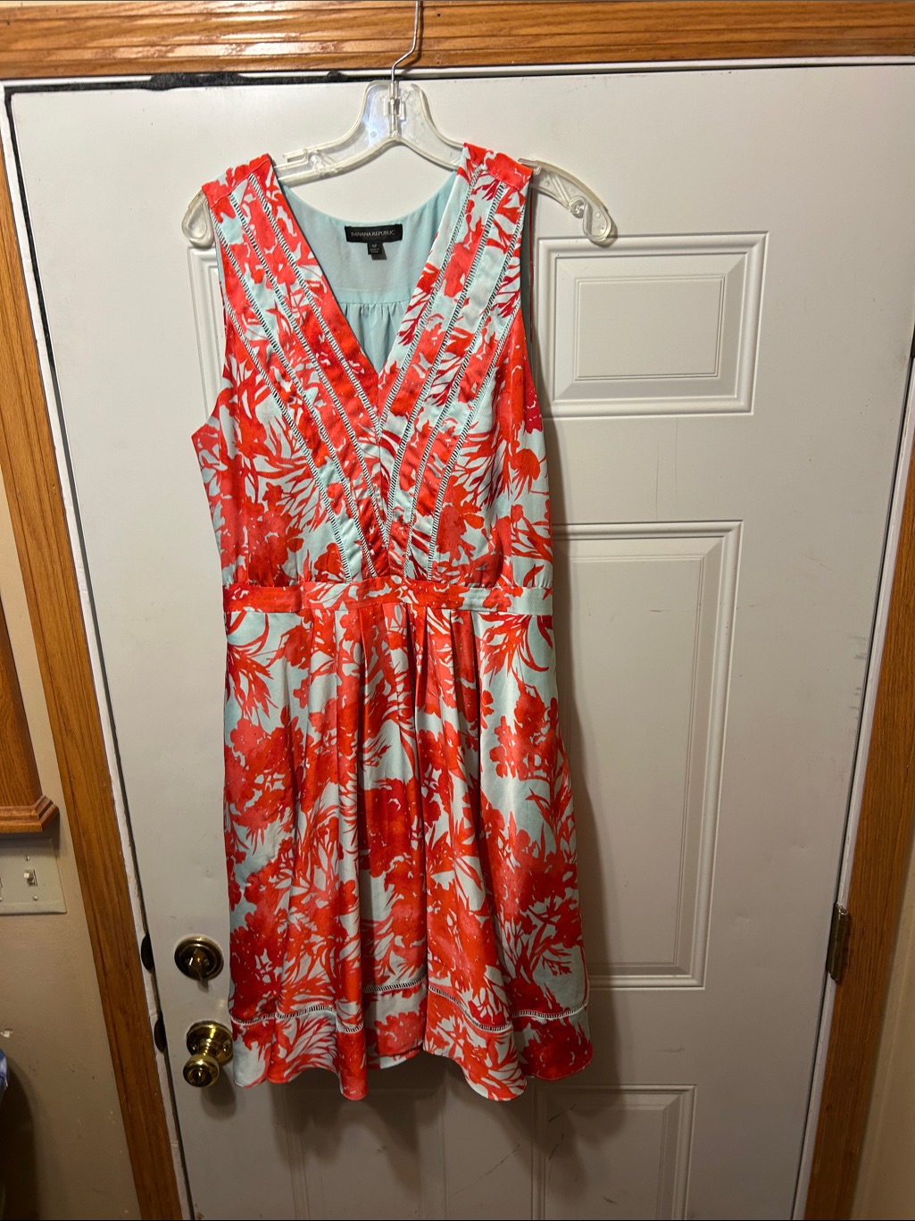 Banana Republic Floral Midi Dress 12
